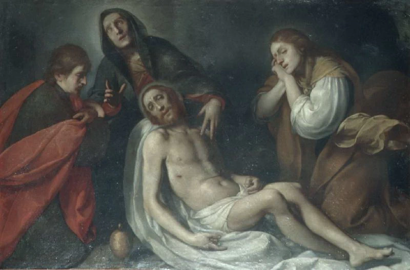 C. (1645 circa), Compianto su Gesù Cristo morto